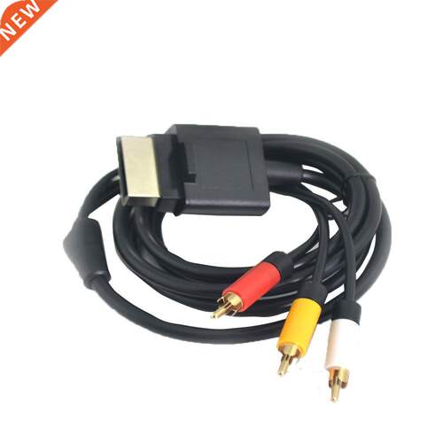 10 pcs a lot 1.8M/6ft VGA Component Audio Cable Cord Wire Li
