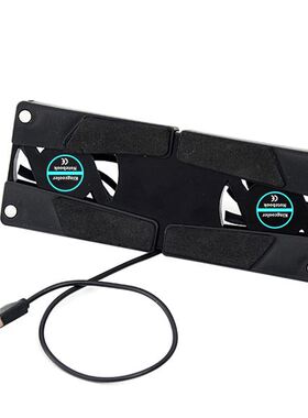 USB Fan Laptop Notebook PC 2 Fans Cooler Cooling Pad Compute