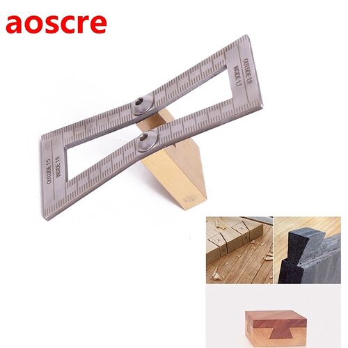 Dovetail Tenon Gauge Brass Marking Gauge Woodworking Tools M
