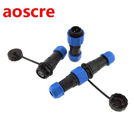 SP16 Waterproof Docking connector 2/3/4/5/6/7/9 pin IP68 pow