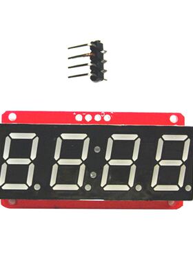 4 Digit 7-Segment 0.56' LED Display Module HT16K33 I2C