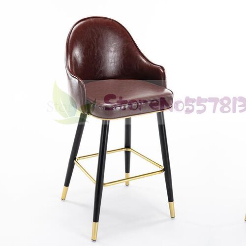 Light Luxury Bar Chair Household High Stool Modern Simple Is