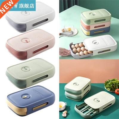 1pc Egg Drawer Holder Plastic Refrigerator Egg Conta