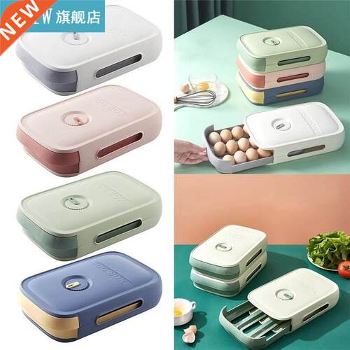 1pc Egg Drawer Holder Plastic Refrigerator Egg Conta