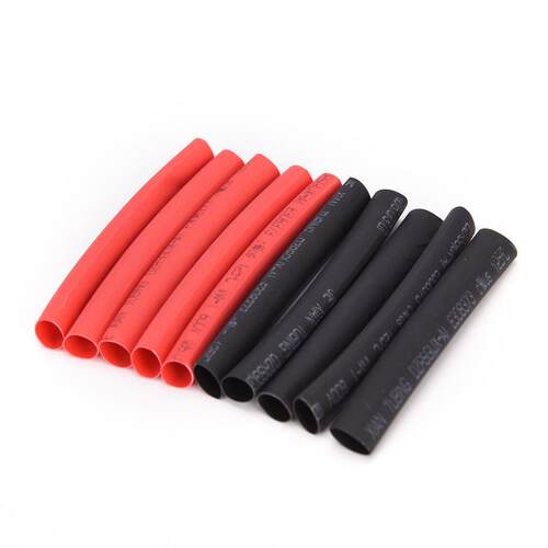 150PCS Black And Red 2:1 Assortment Heat Shrink Tubing Tube