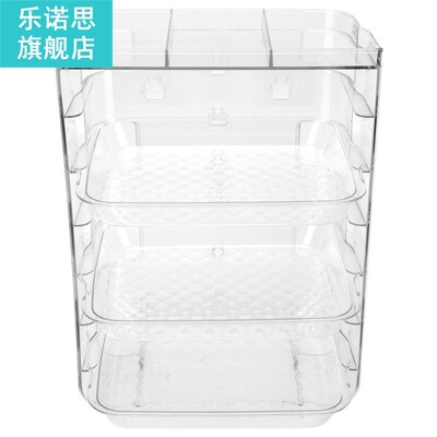 1Pc PET Kitchen Desktop Tray Rack Kitchen Multi-layer Side D