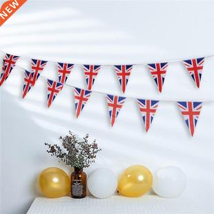 2020 High Quality 26FT A String of 25 UK United Themed Flags