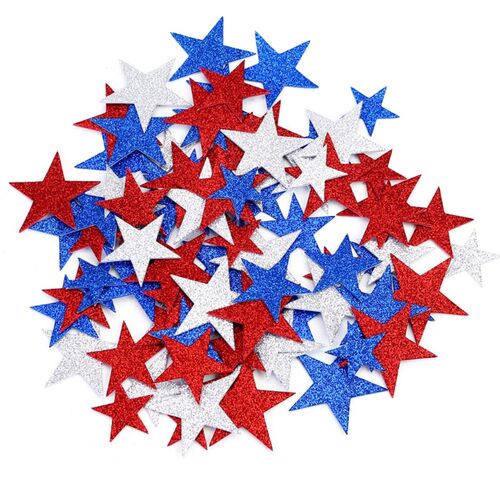 Self-Adhesive Reusable DIY Glitter Sticker Soft Foam with 3