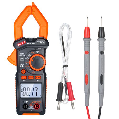 NEJE 600A AC/DC Digital Clamp Meter Multimeter with Audible