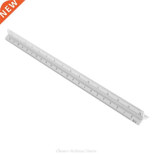 30cm Aluminium Metal Triangle Scale Architect Engineer Techn