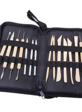 14 pcs Pottery Clay Sculpture Tools with Storage Case