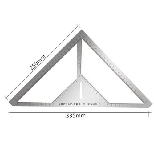 Multifunctional Triangle Floor Drain Ruler Stainless Steel A