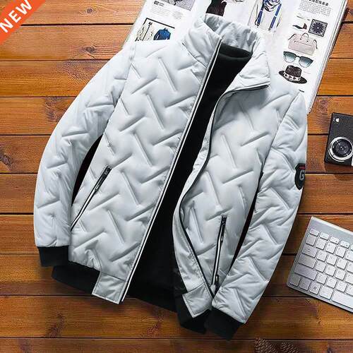 Autumn Winter Jacket Men Bomber Jacket Casual Thicken Cotton