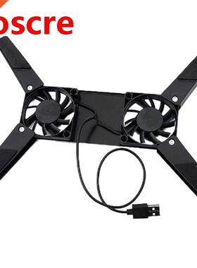 Rotatable USB Fan Coolng Pad 2 Fans Cooler Notebook Cooler