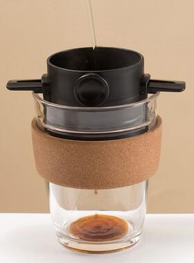 Foldable Portable Coffee Filter Coffee Maker ainless ee