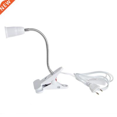AC 85-265V E27 20cm Clip Switch LED Lamp Holder Socket Power