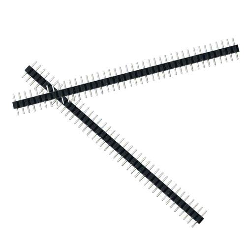 40 Pin 20pcs Single Row Male 2.54 Breakable Pin Header PCB C