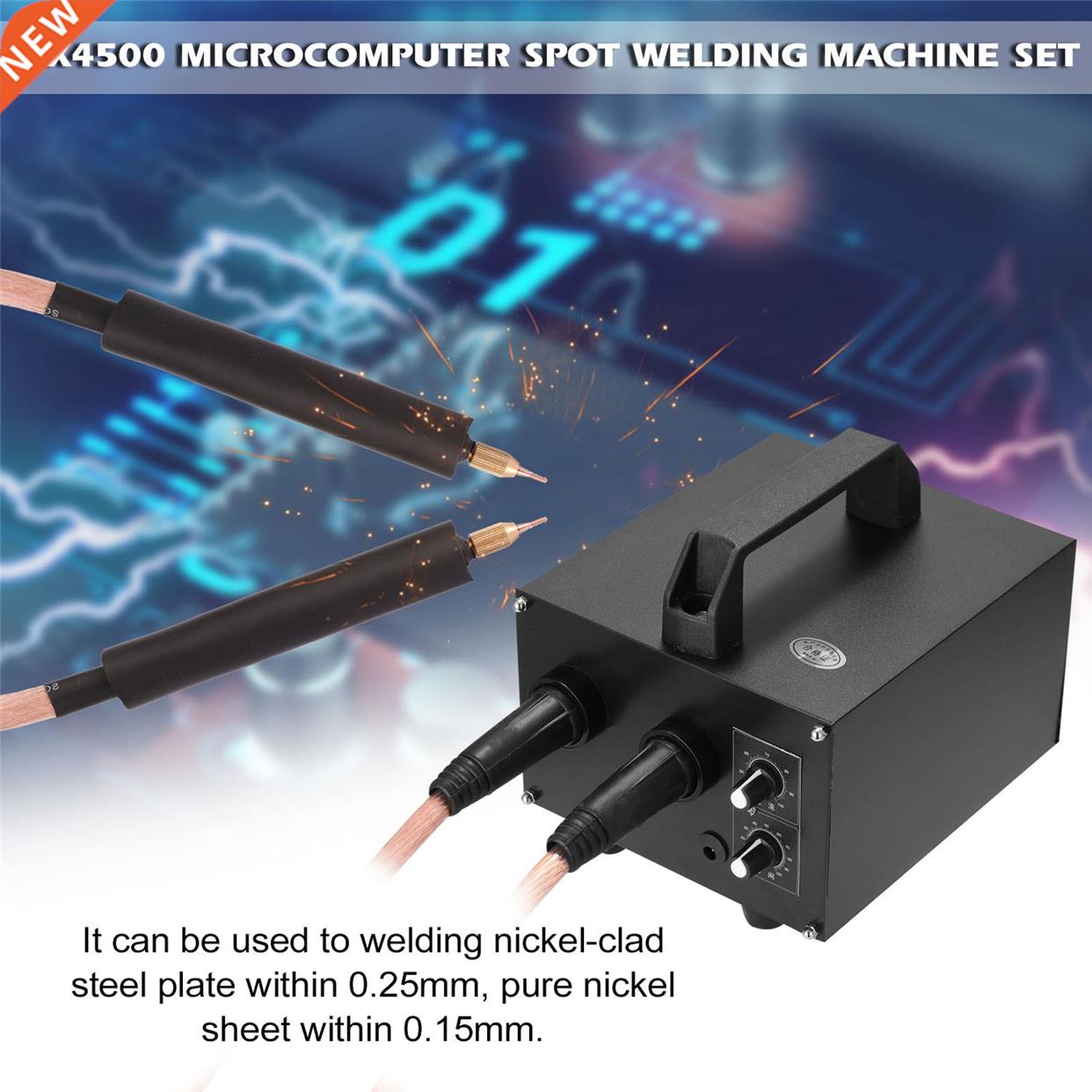 CX4500 Microcomputer Spot Welding Machine 20ms-1s Time Adjus
