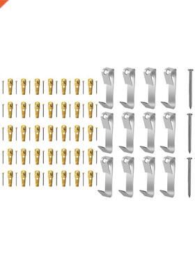 150 Pcs Picture Hangers 0Lbs,Photo Frame Hooks With Nails,