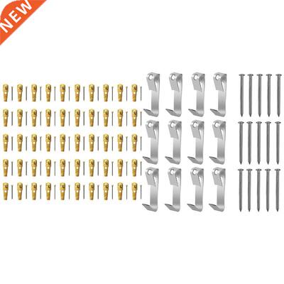 150 Pcs Picture Hangers 0Lbs,Photo Frame Hooks With Nails,