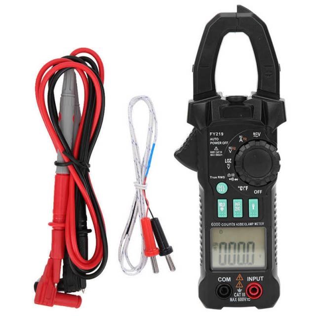 FY219 AC DC Current Clamp Meter High Precision Multimeter Di