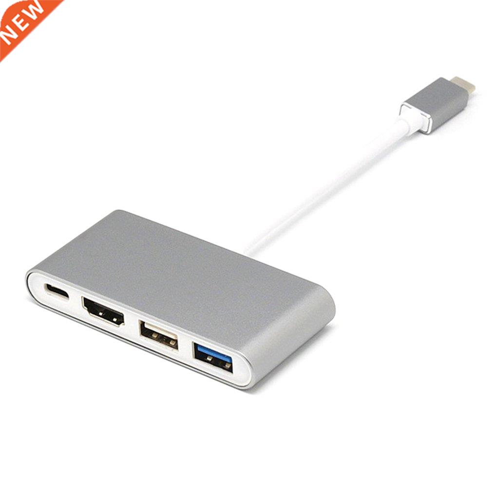 Tpye-C to Micro USB 3.0 2.0 HDMI Thunderbolt Splitter Adapte