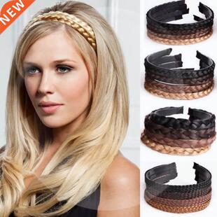 Women Synthetic Wig Twist Braided Hair Bands Fashion Braids