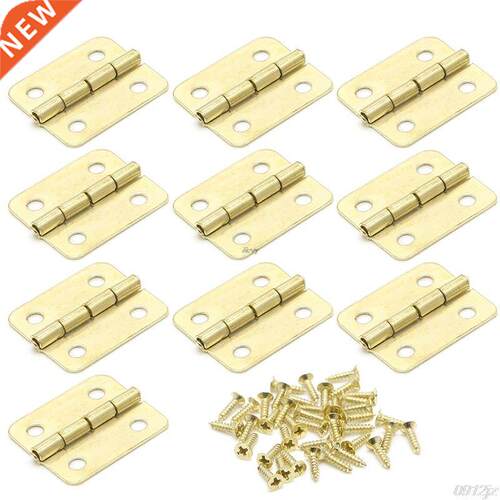 10x Kitchen Cainet Door 4 Holes Drawer Hinges Jewelry ox F