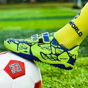 Kids Football Soccer Athletic Soccer Shoes 2021 New Leather