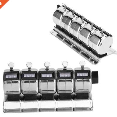 Mechanical Register Manual 5 Units Four Digits Stainless Ste