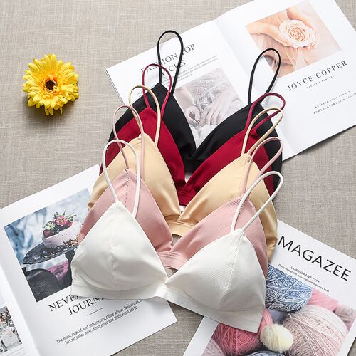 DeRuiLaDy Seamless Soft Bras for Women Underwear Thin Strap