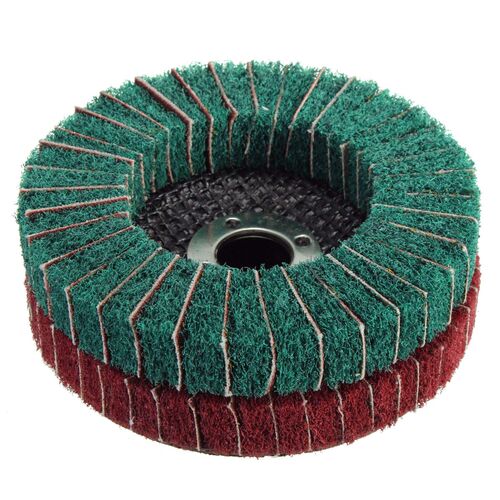 1Pcs 4 Inch/100mm Nylon Fiber Abrasive Polishing Wheel Buffi