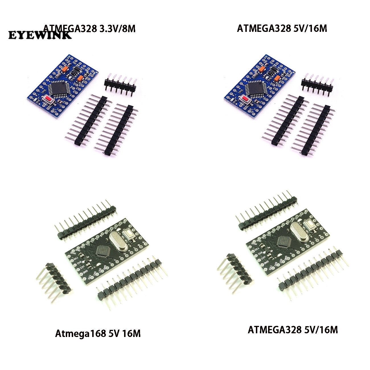 1pcs/lot Pro Mini 168/328 Atmega168 5V 16M / ATMEGA328P-MU 3