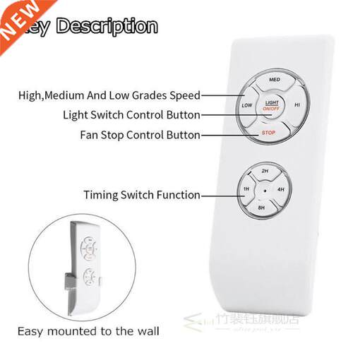 Universal Ceiling Fan Light Timing Wireless Remote Contr R