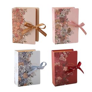 Creative Book Shape Gift Wrapping Box Wedding Holiday Chocol
