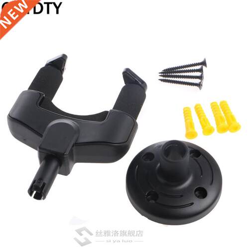 Electric Guitar Wall Hanger Mount Hder Stand Rack Hook BK