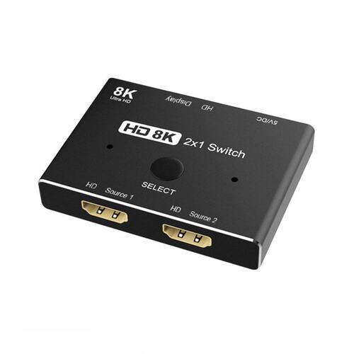 Hd 2.1 Compatible Switch 2 X 1 Hdmi Compatible Switcher Sele