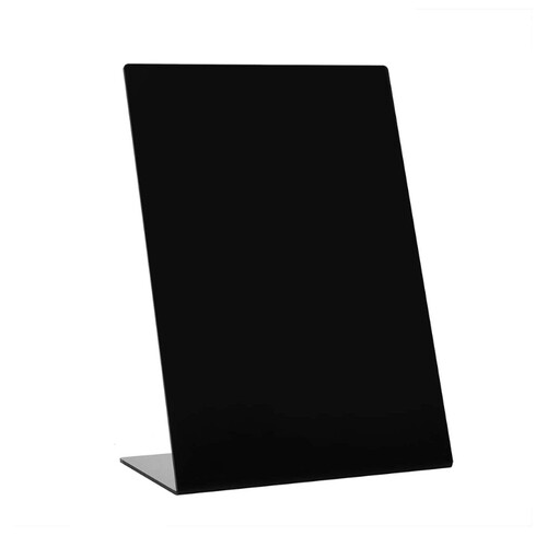 2022 New Tabletop Black Wood Erasable Chalkboard Label Sign