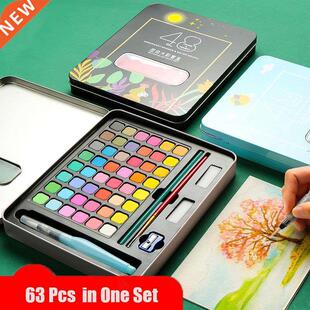 Watercolor Painting Professional Colors Set Pcs Paint