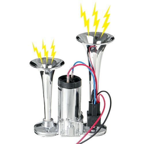 600DB 12V Dual Trumpets Super Loud Electric Solenoid Valve