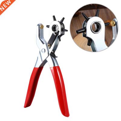 Leather Hole Puncher Hand Pliers Plier Hole Punched Punching
