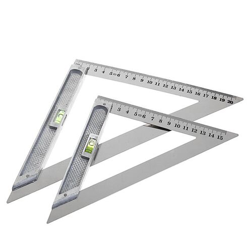 150mm/200mm Triangle Ruler 90 Degree Aluminium Alloy Angle R