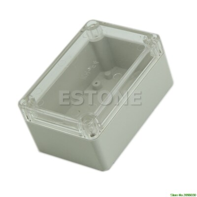 Plastic Waterproof Cover Clear Electronic Project Box Enclos
