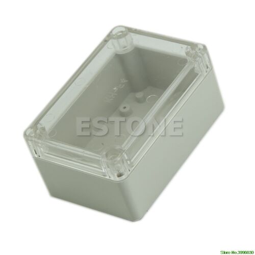 Plastic Waterproof Cover Clear Electronic Project Box Enclos
