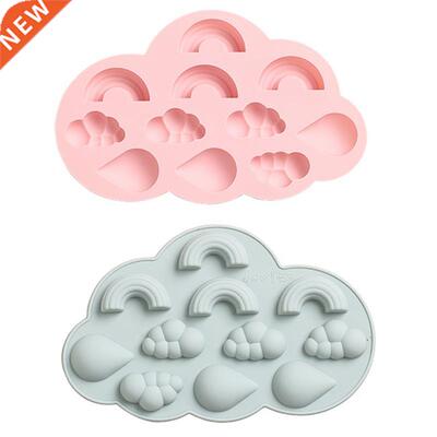 justdolife Silicone Mold Fondant Mold Nonstick Cloud Cake Mo