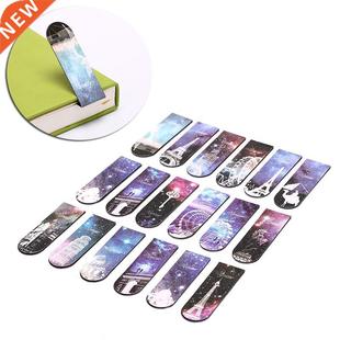 6 Pcs/lot Creative Paper Magnetic Bookmarks School Eiffel To