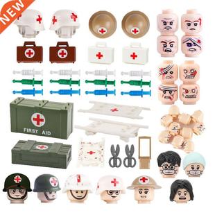 WW2 Military Medical Figures Accessories Building Blcoks Ger