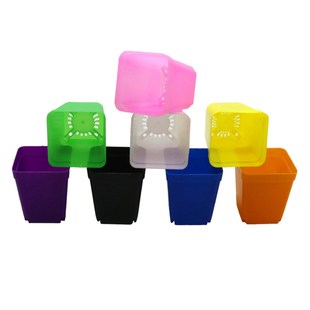 Candy color Flower Pots Fleshy Plants pot trays Plastic