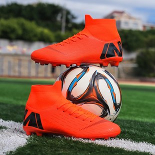 BOOMING FG Soccer Cleats Adult Soccer Boots Outdoor Boys Foo