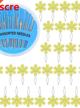 60Pcs Needle Threader Sewing Set 30Pcs Colorful Plastic Nee